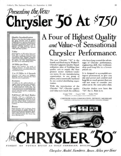 1926 Chrysler Ad-20