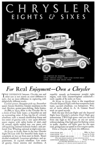 1931 Chrysler Ad-20