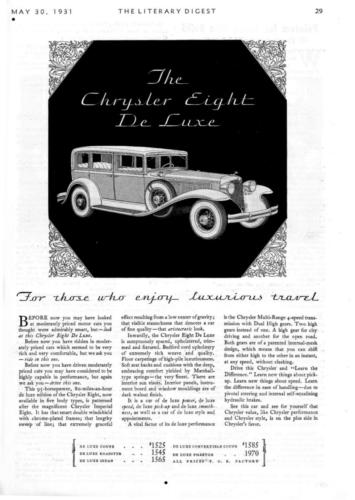 1931 Chrysler Ad-31