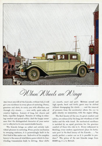 1931 Lincoln Ad-01