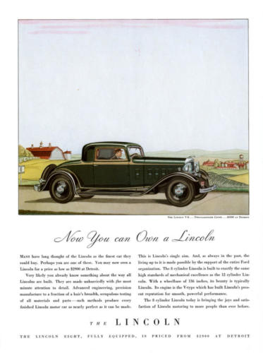 1932 Lincoln Ad-01