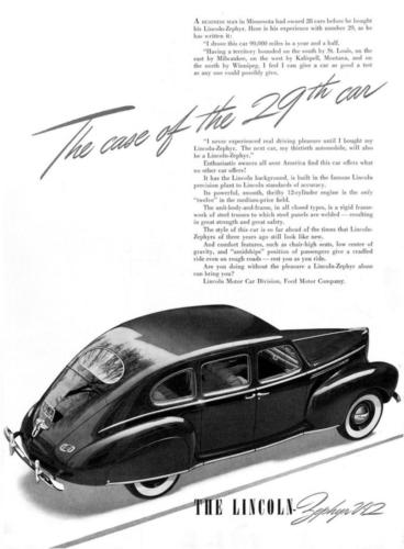 1940 Lincoln Zephyr Ad-63