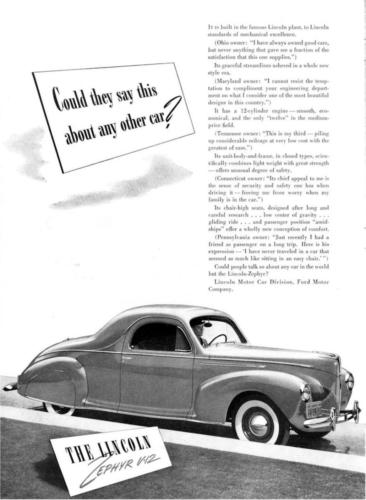 1940 Lincoln Zephyr Ad-64