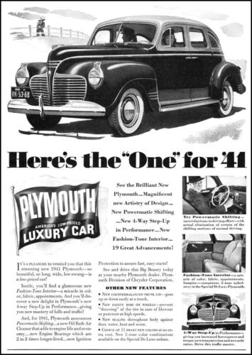 1941 Plymouth Ad-51