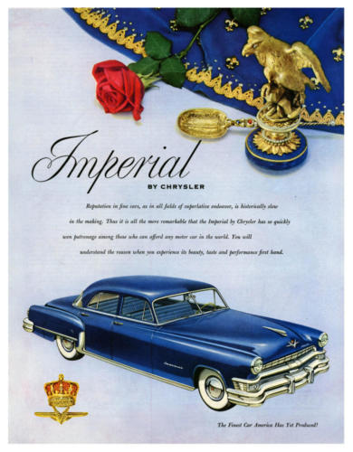 1952 Chrysler Imperial Ad-01