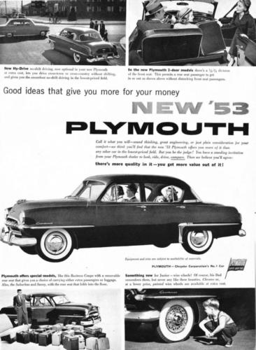 1953 Plymouth Ad-53