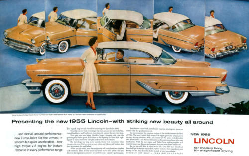 1955 Lincoln Ad-01