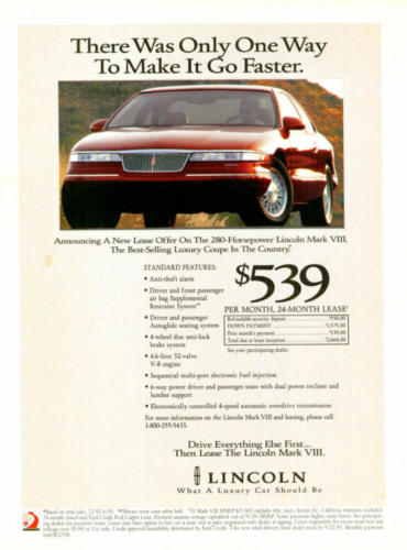 1993 Lincoln Ad-01