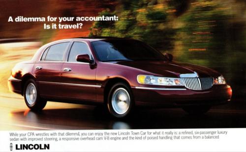 1999 Lincoln Ad-01a