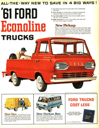 1961 Ford Econoline Advertisement