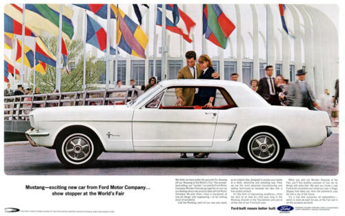 1964 Ford Mustang Advertisement